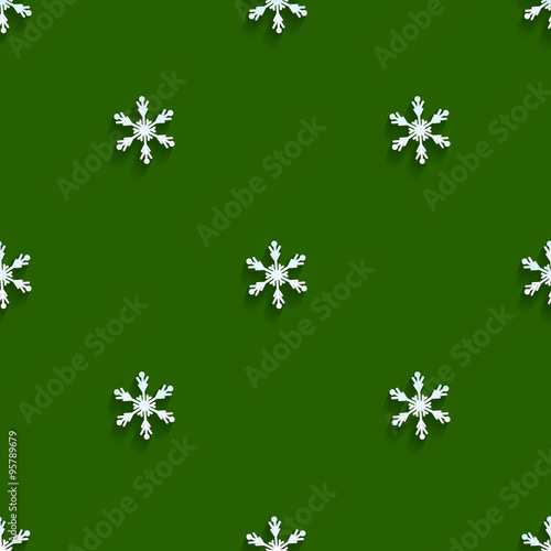 Wallpaper Mural Seamless  pattern with snowflakes  Torontodigital.ca