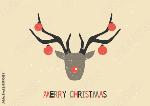 Merry Christmas Greeting Card