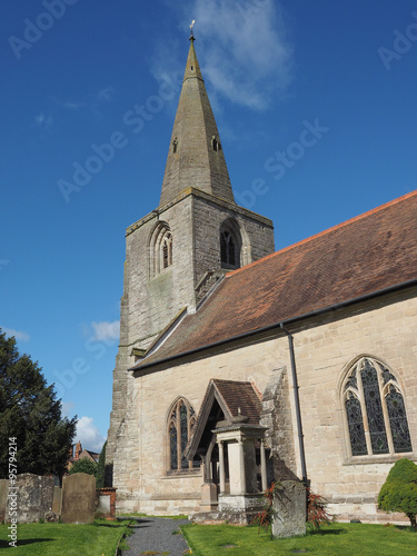Canvas Print St Mary Magdalene church in Tanworth in Arden