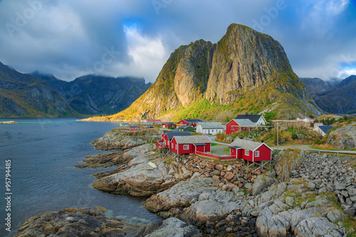 Φωτογραφία Reine fishing village in Lofoten Islands, Norway