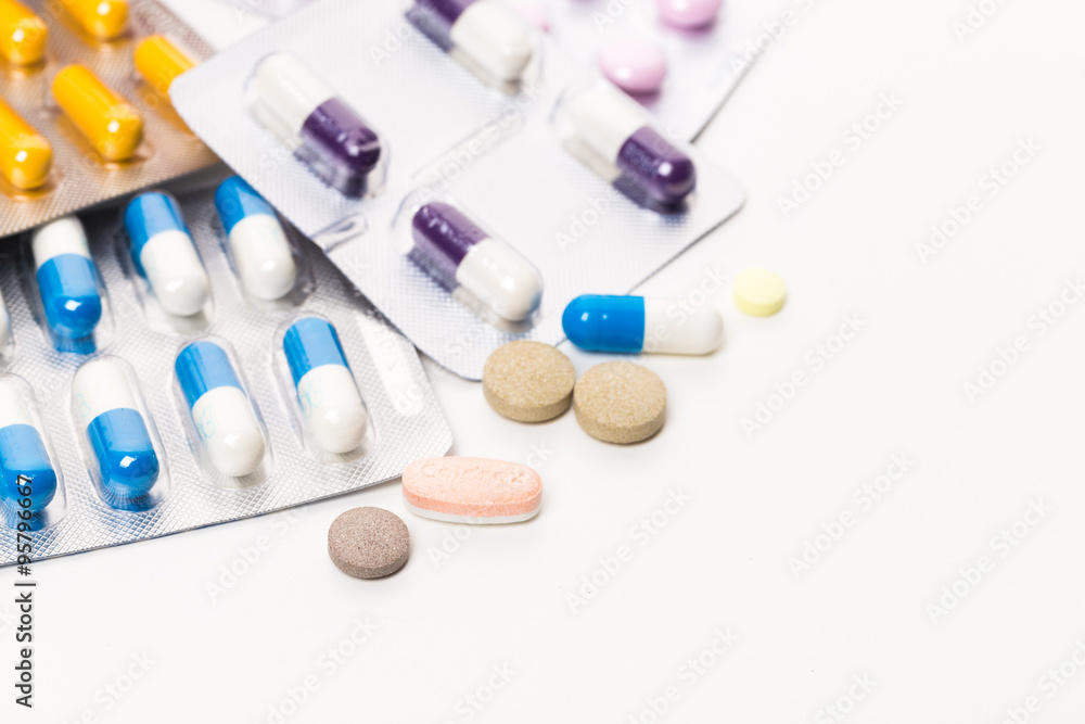 Samples of medicines, tablets, capsules Samples of medicines, tablets, capsules