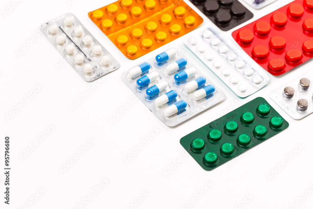 Samples of medicines, tablets, capsules Samples of medicines, tablets, capsules