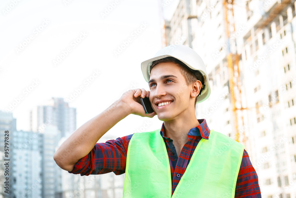 Concept for professional contractor or architect Concept for professional contractor or architect