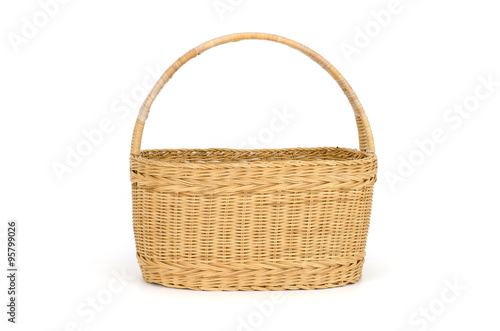 Vintage weave wicker basket