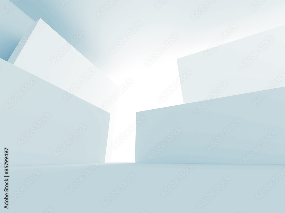 Abstract White Architecture Futuristic Background Abstract White Architecture Futuristic Background