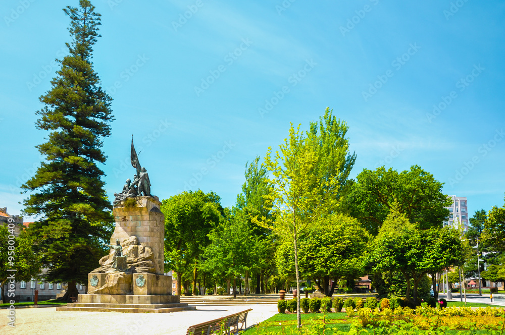 Monumento a los héroes de la Guerra de la Independencia, Pontevedra, Galicia, España