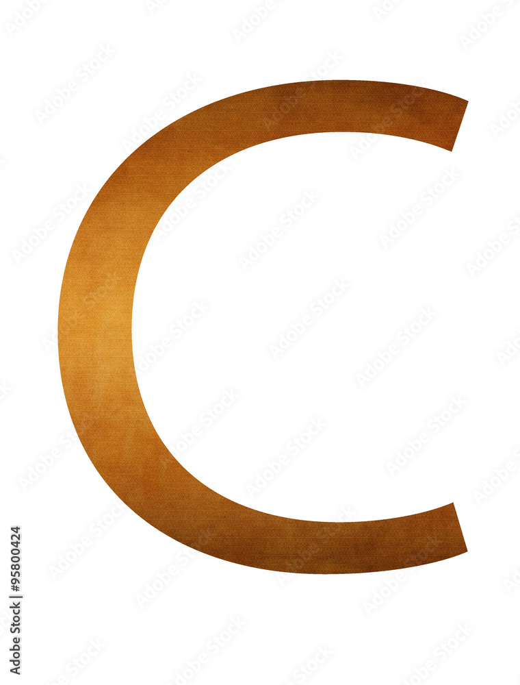 Obraz premium Letter C