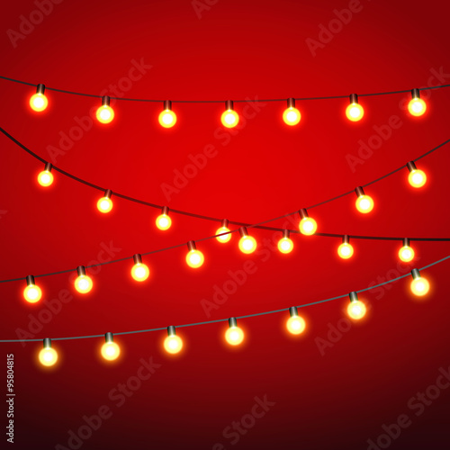 Christmas Lights Background 