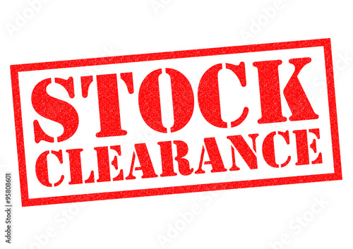 STOCK CLEARANCE photo