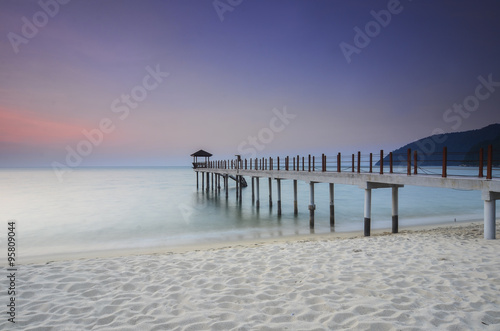 Sunrise view at fisherman jetty