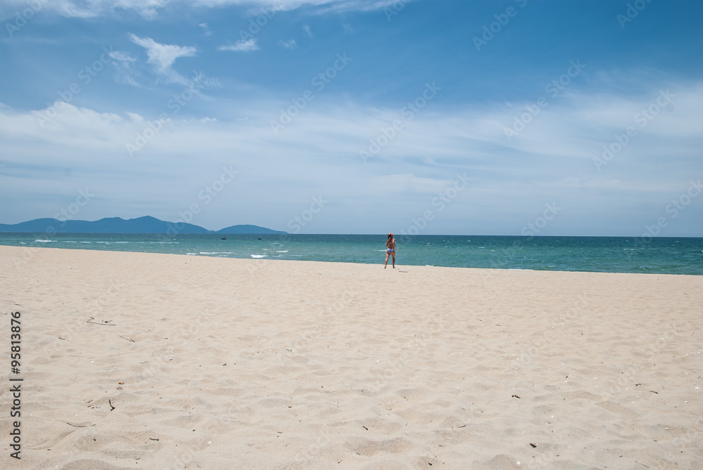 Seascape in Central Vietnam, Danang.