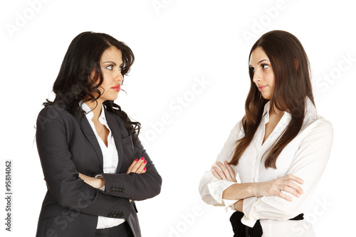 Fotografija Two business woman with arms crossed