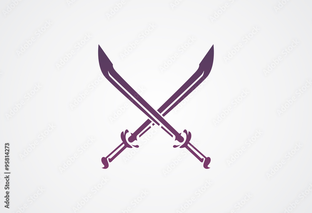 Sword logo vector illustration Sword logo vector illustration