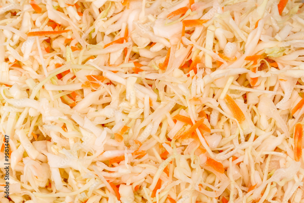 Background of sauerkraut