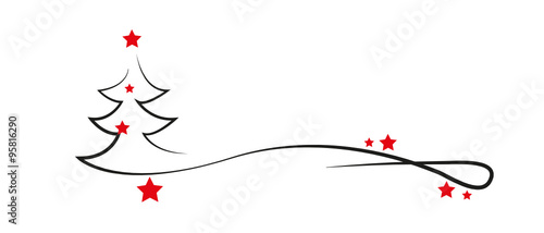 christmas tree with red stars