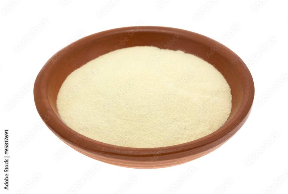 Xanthan gum in a small bowl Xanthan gum in a small bowl