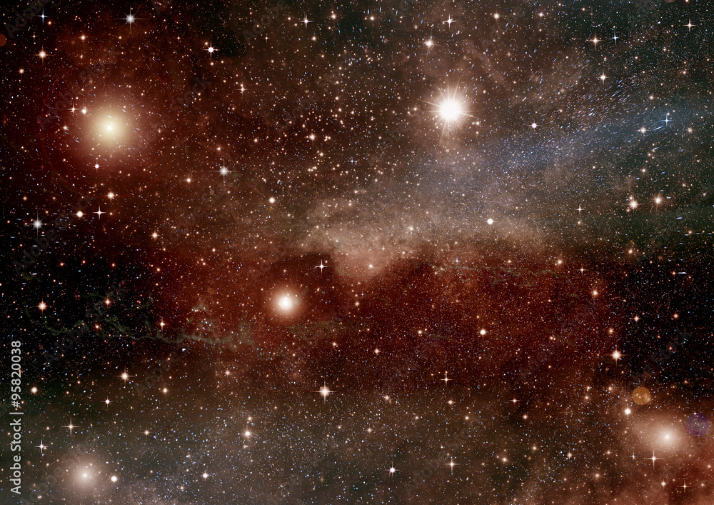 Fototapeta premium galaxy in a free space