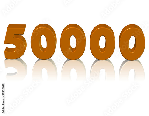 50000, elli bin sayısı