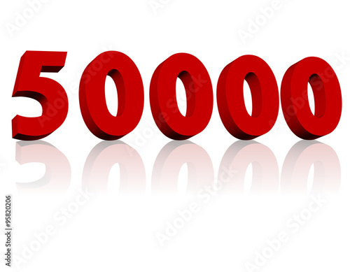 50000, elli bin sayısı