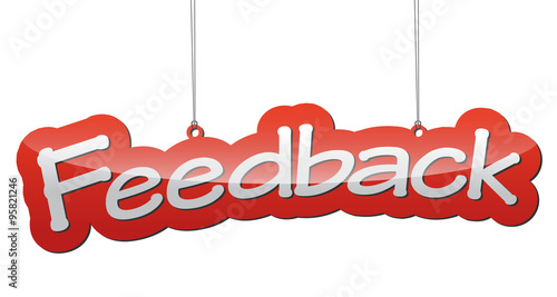 red vector background feedback