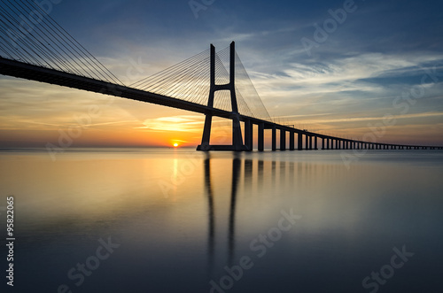 "Vasco da Gama" Bridge - Lisbon, Portugal © bahutos