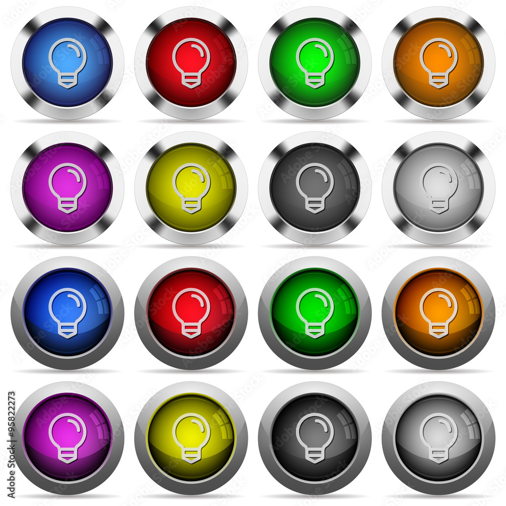 Light bulb button set Light bulb button set