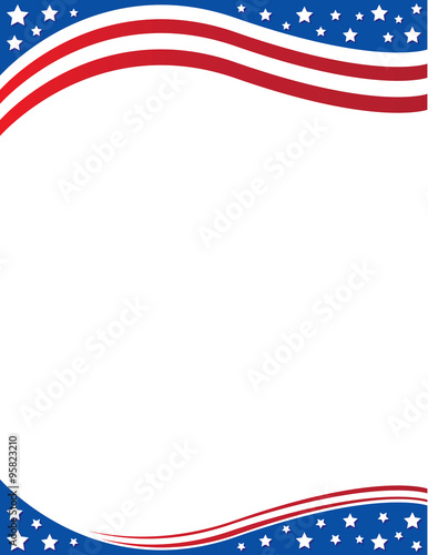 Patriotic Letterhead Background