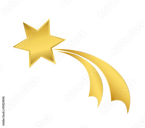 goldenen sternschnuppe