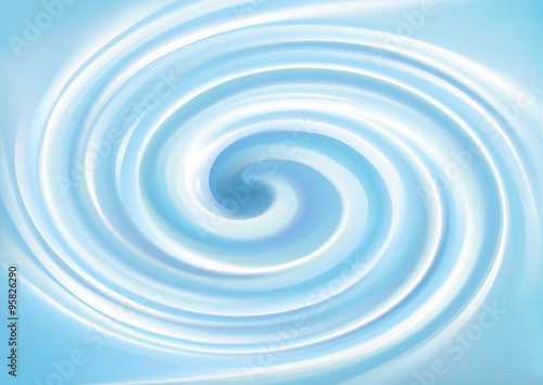 Vector background of blue swirling water texture