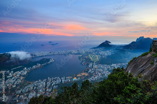 Night view of Rio de Janeiro