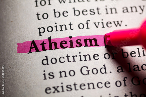 Tableau sur toile atheism