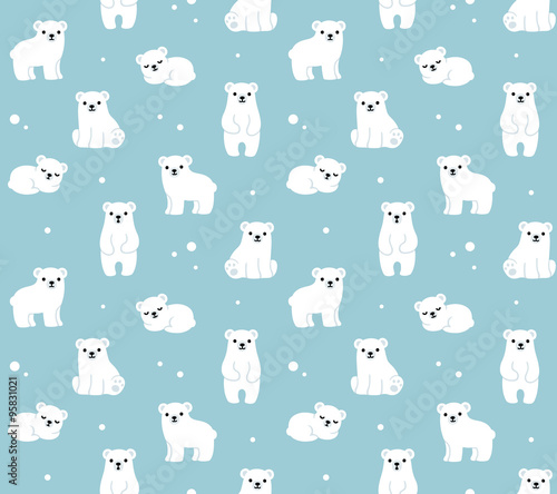 Polar bears pattern