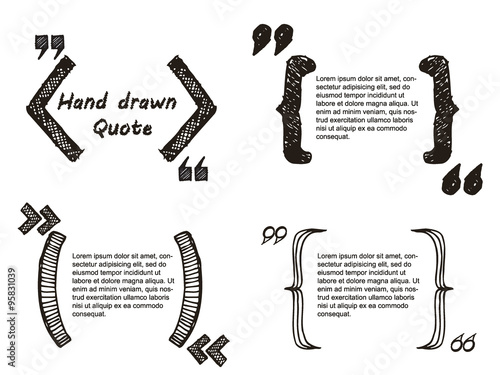Hand drawn Quote