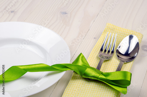 plate, fork and knife1 photo