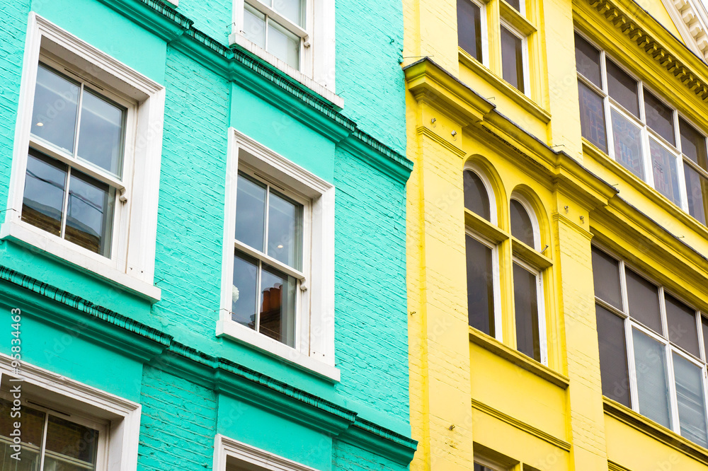 Naklejka premium London houses