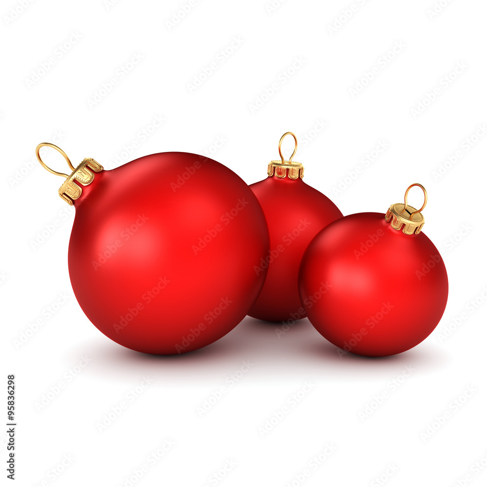 Red Christmas ball Red Christmas ball