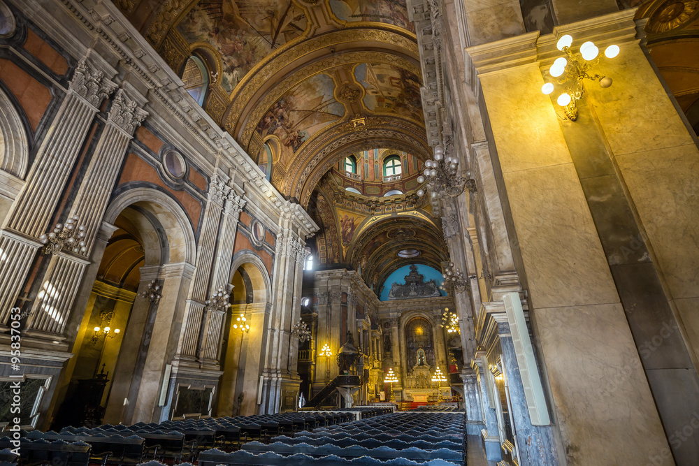 Obraz premium Candelaria Church in downtown in Rio de Janeiro