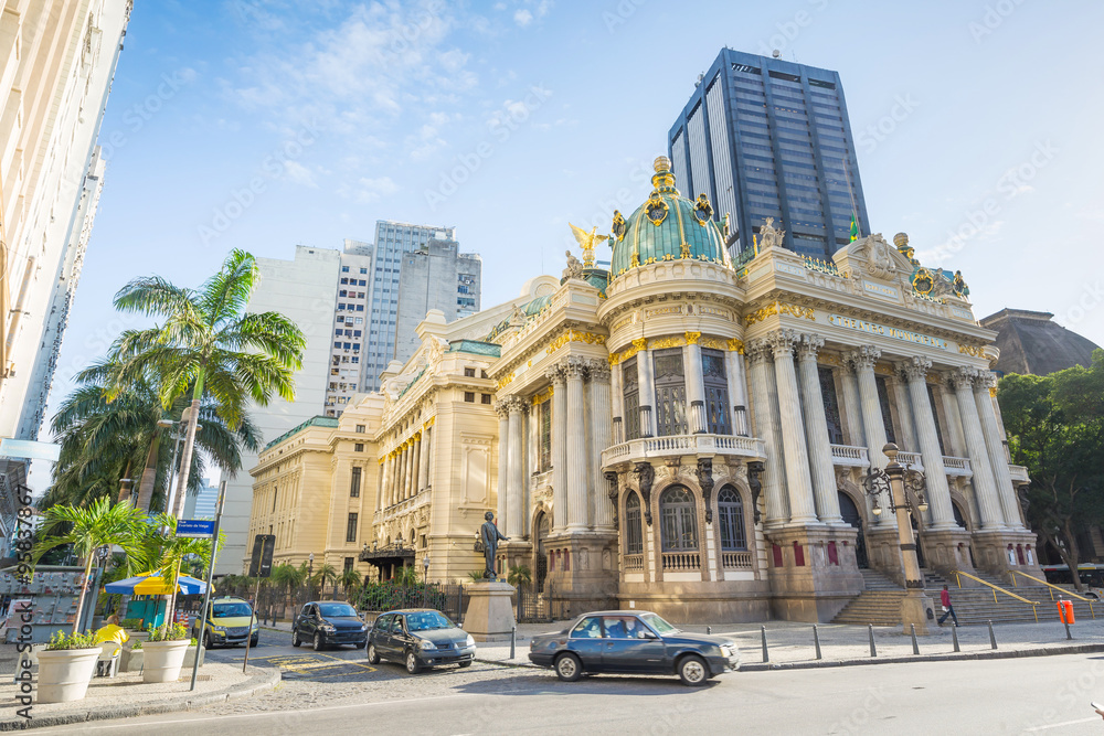 The Municipal Theatre in Rio de Janeiro