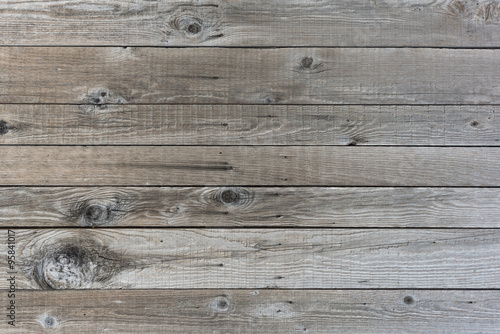 Old Gray Wooden Horizontal Background