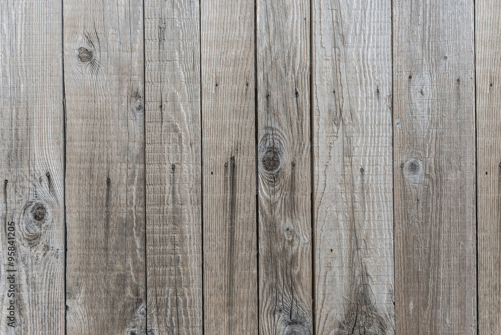 Naklejka premium Stary szary drewniany pionowy tło