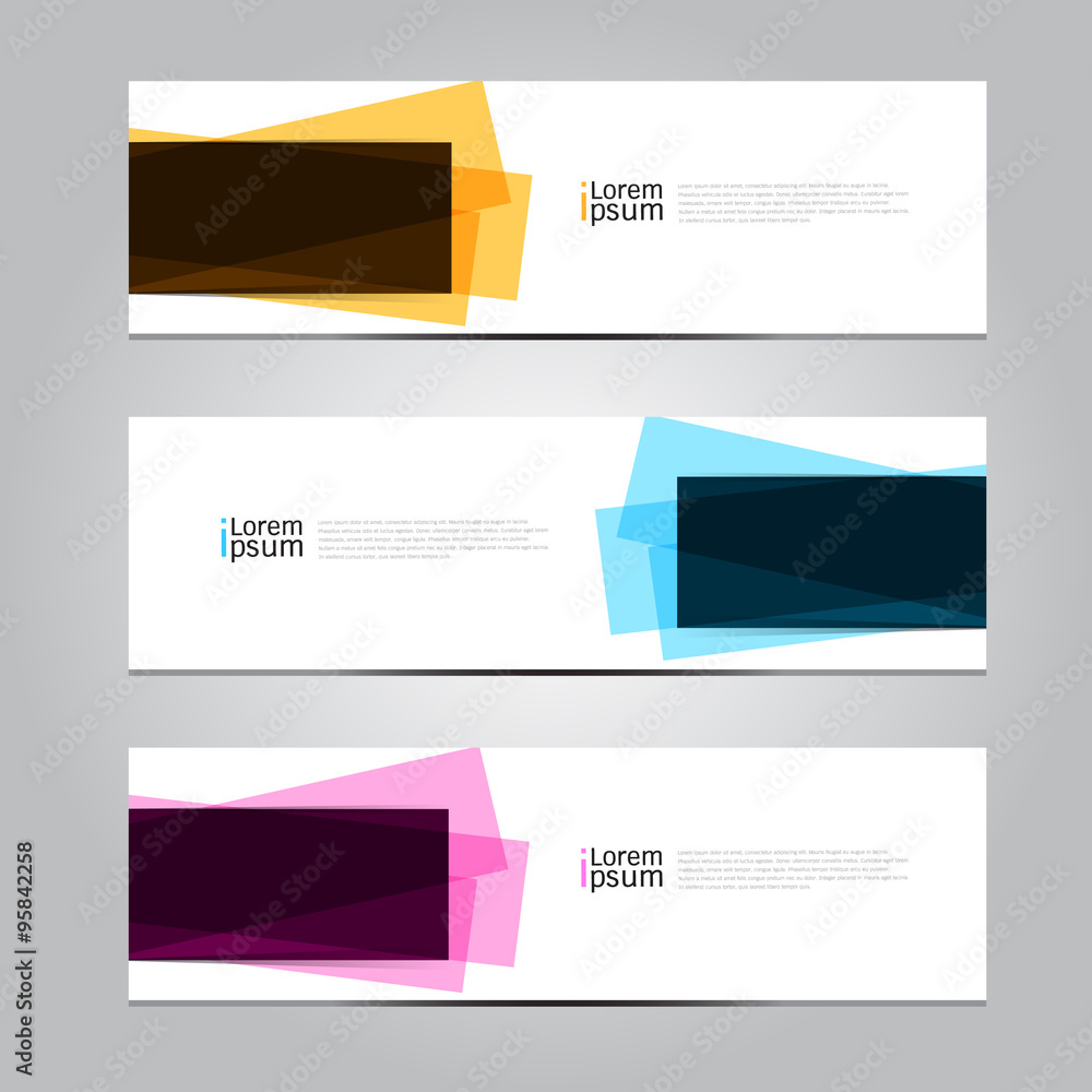 Fototapeta premium Vector design Banner background, illustration EPS10