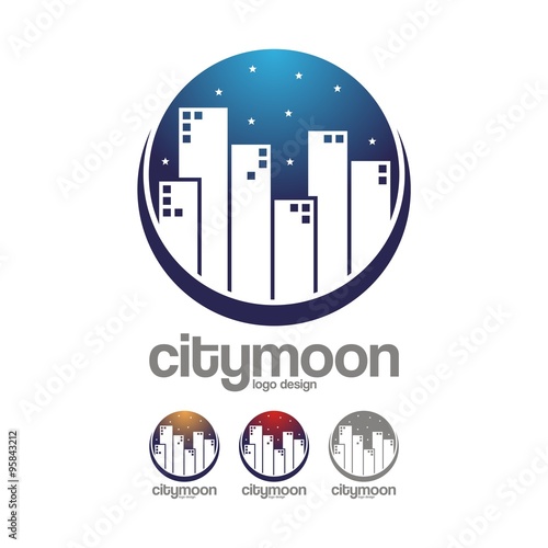 City Moon Creative Logo Design - Building Logo Design