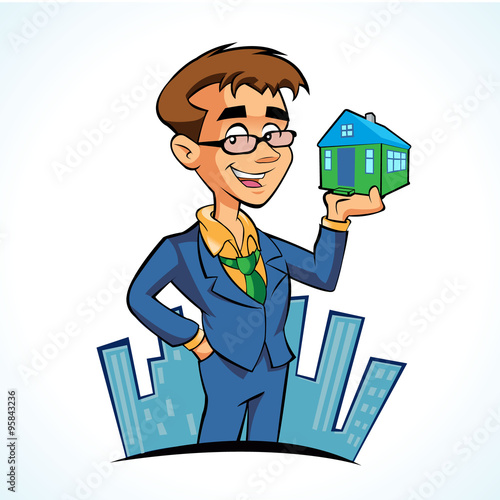Real estate agent cartoon