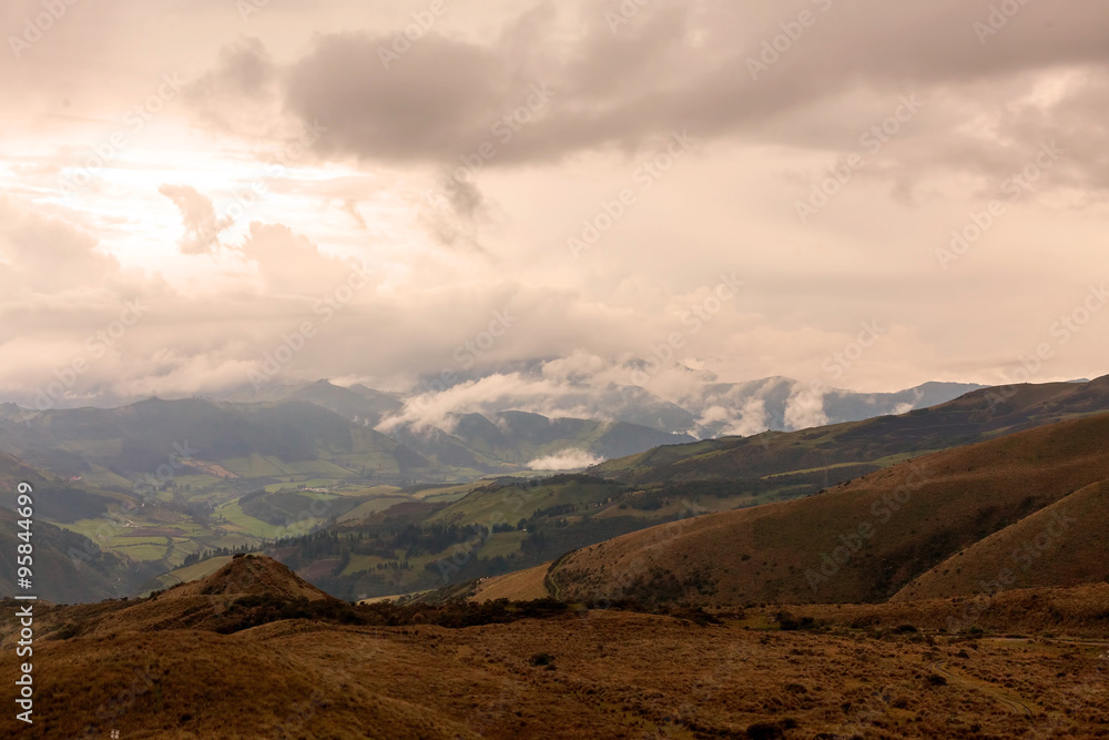 Andes Mountains In Ecuador