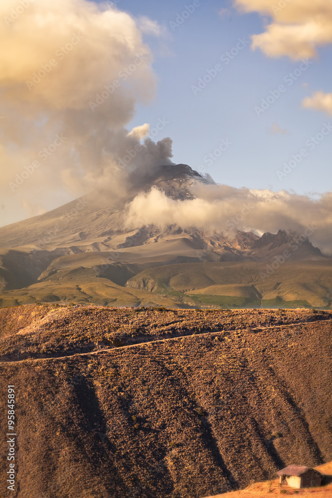 Cotopaxi Volcano Powerful Day Explosion