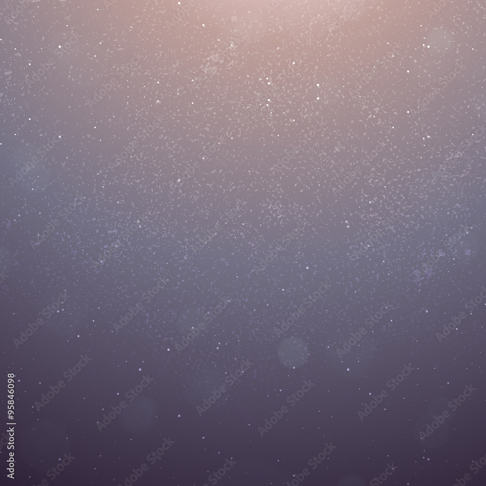 Vector Abstract Background with Particles in the Sunlight