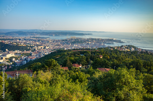 Aerial view on Trieste