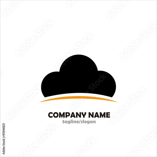 Cloud logo icon vector