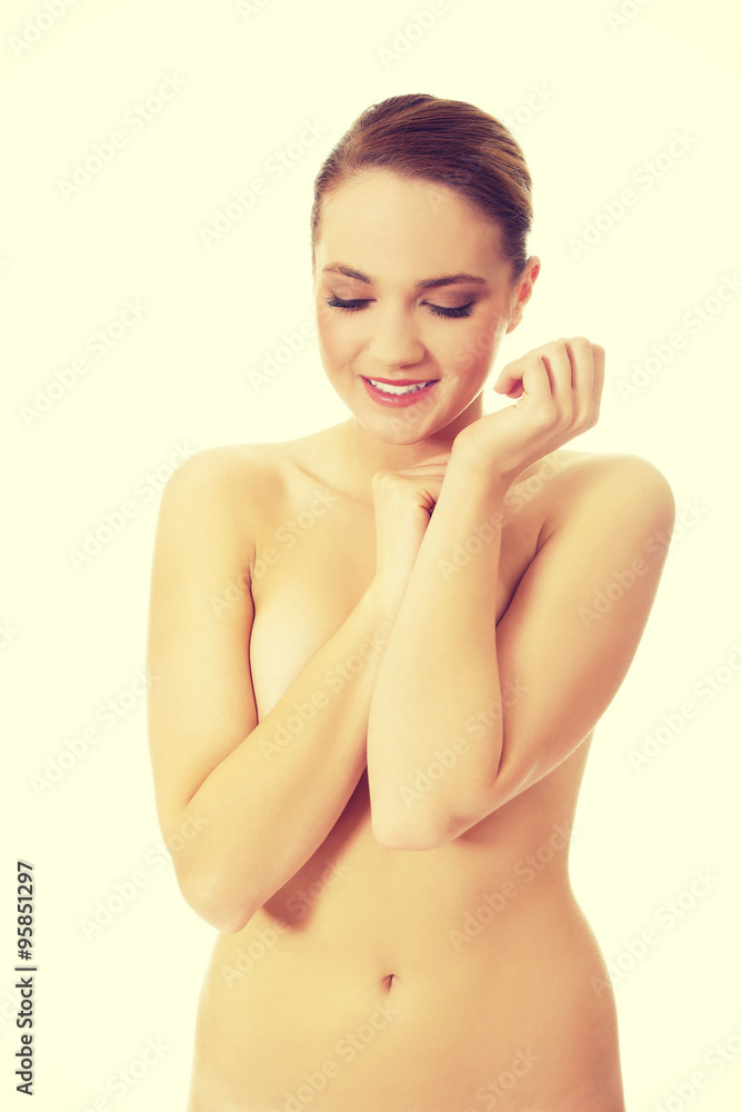 Obraz premium Beautiful young spa woman.