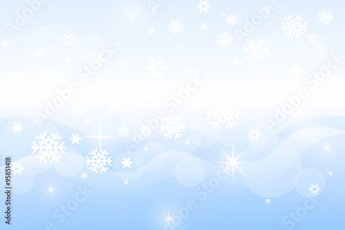 Snowflakes winter background
